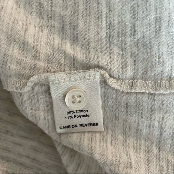 Billy Reid men’s white and grey polo shirt 20314 - Picture 5 of 8